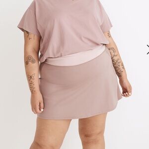 Madewell Flex Fitness Skirt in Mauve Shadow size 3x